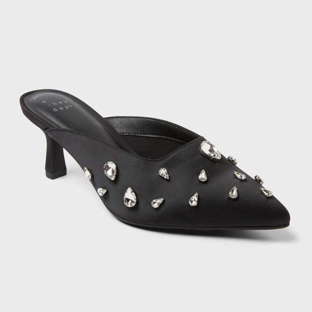 A New Day Womens Katia Heels Black 6 NWT